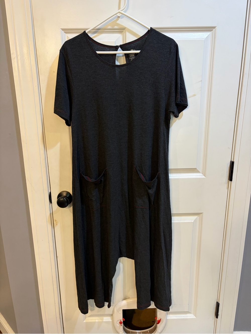 NATURAL LIFE Heathered Black Romper